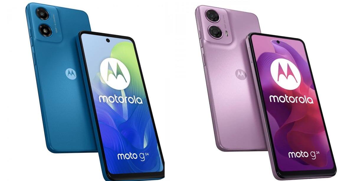 Motorola Moto G04 and Moto G24 announced