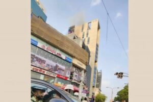 Fire breaks out at AWR-18 building today March 23