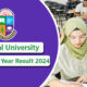 Honours 1st Year Result 2024 Session 2022-23