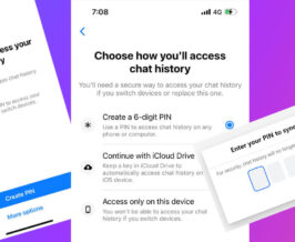 Pin to Access Messenger and Facebook Chat History