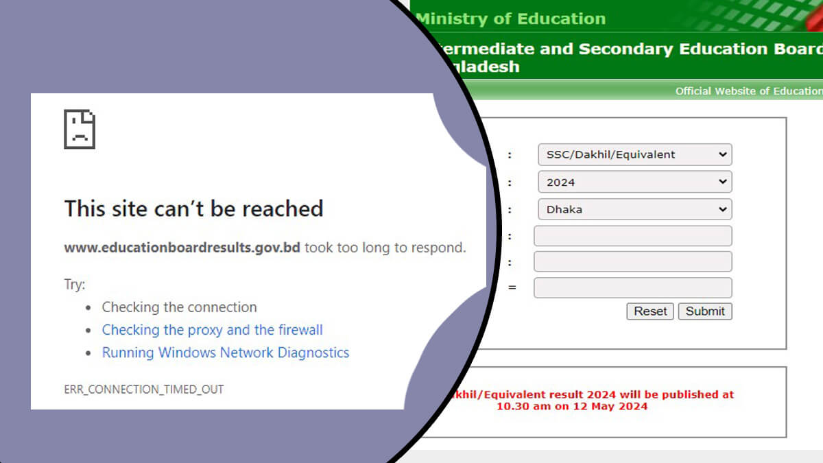 Bangladesh Education Board down after published SSC Result 2024