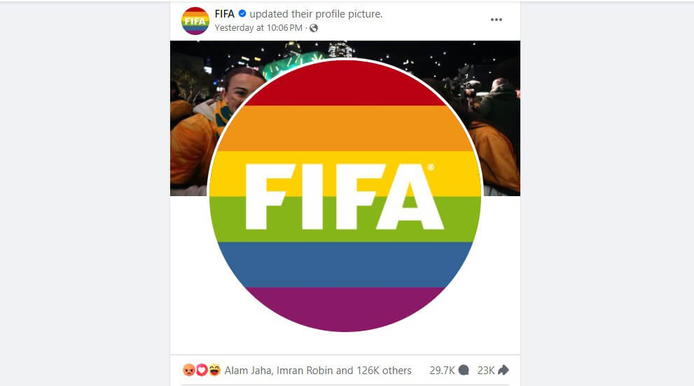 FIFA has changed Facebook Profile Picture Boycott Fifa Trends