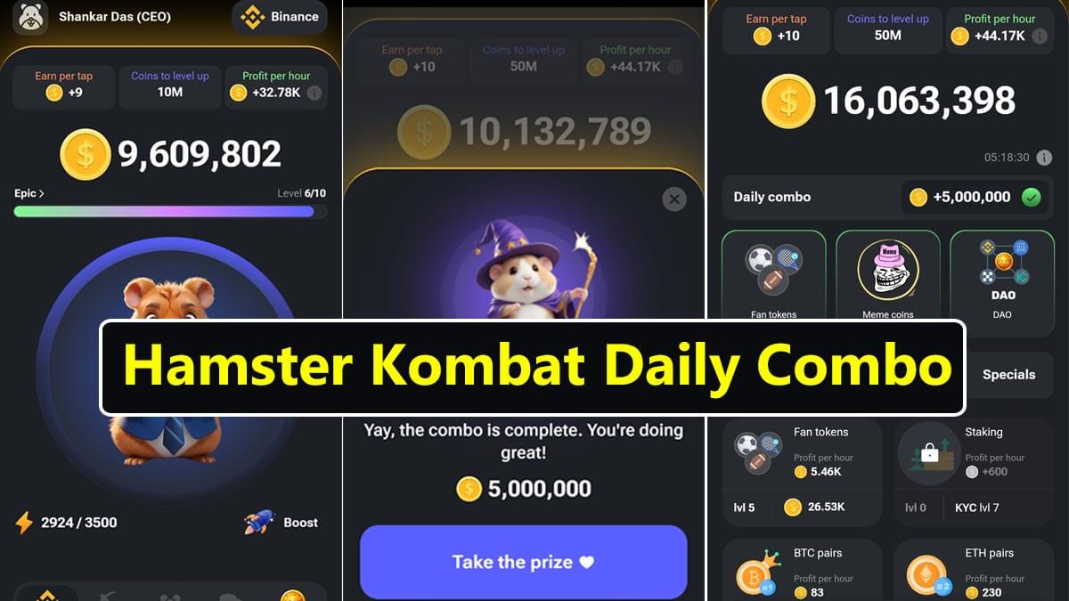 Hamster Kombat Daily Combo 3rd June 2024