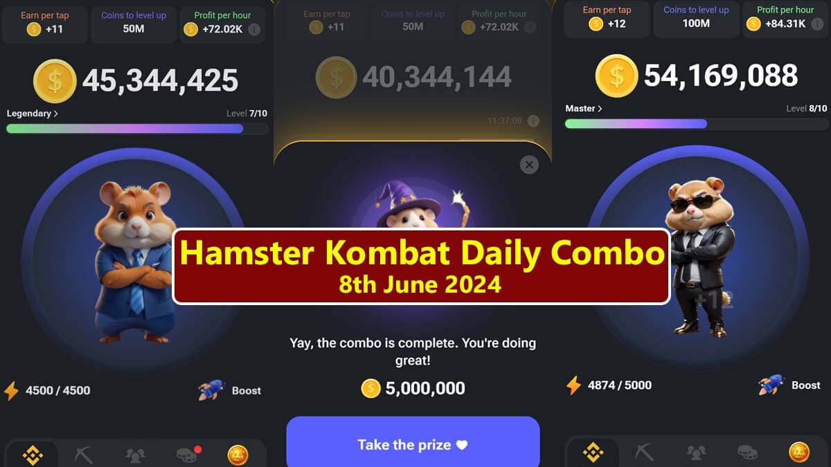 Hamster Kombat Daily Combo 8th June 2024