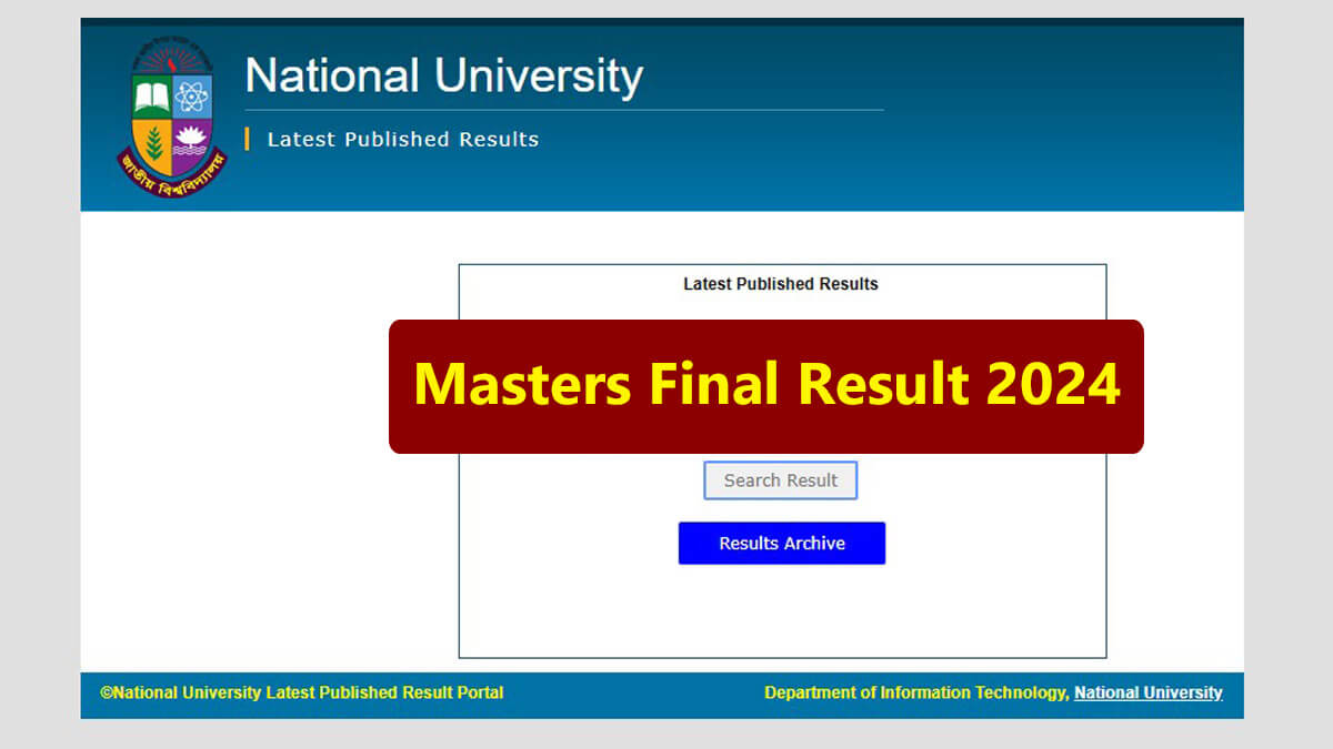 Masters Final Result 2024 Published Live News