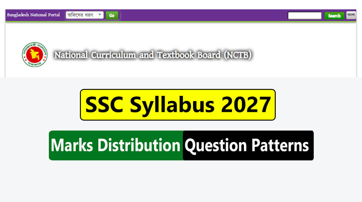 SSC Syllabus 2027
