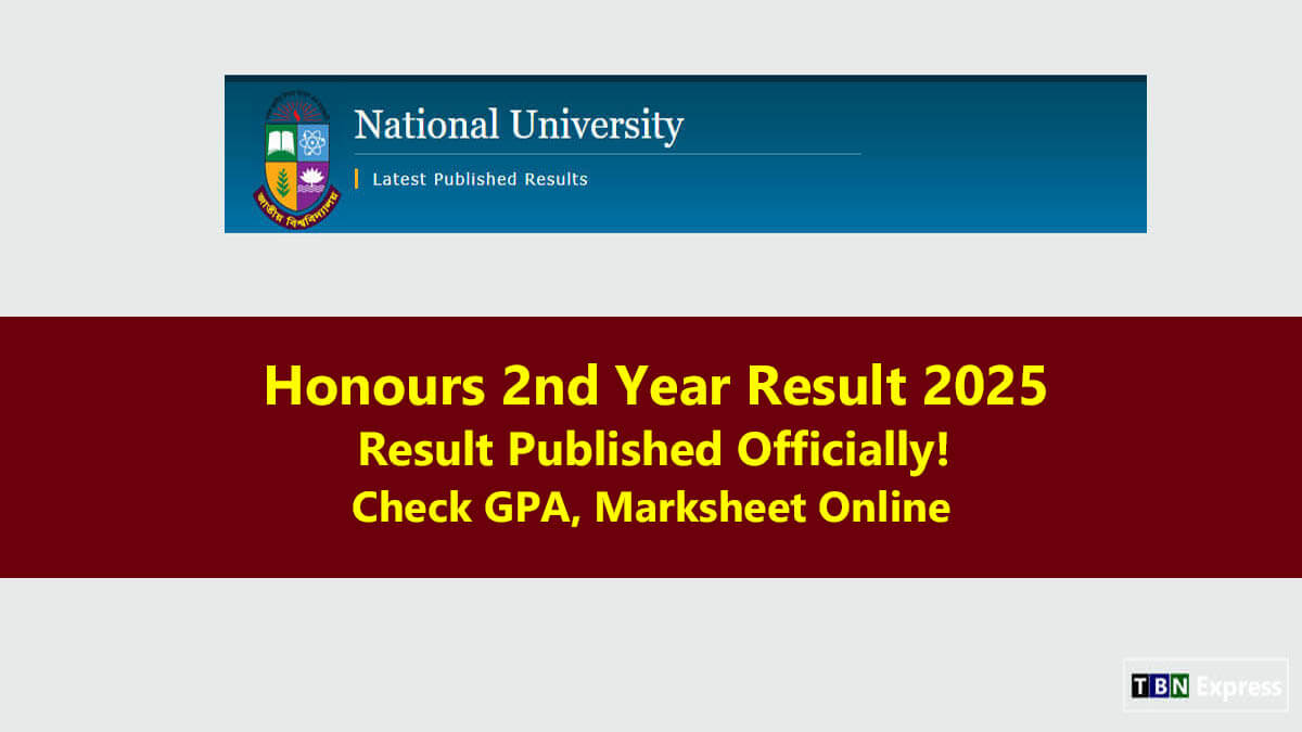 Honours 2nd Year Result 2025 Published