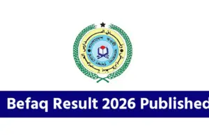 Befaq Result 2026 Published with GPA, Marksheet Befaq Result 2026 Published
